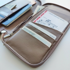 Porta Documentos Seúl Grande Beige - tienda online