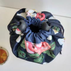 Neceser Sofia V2 Flores Azul - Bella Travel