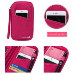 Imagen de Porta Documentos Travelus Fucsia
