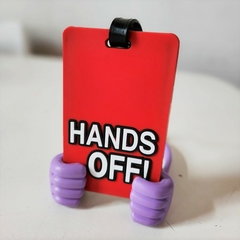 Tag Hands Off Rojo