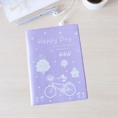 Libreta Happy Lila