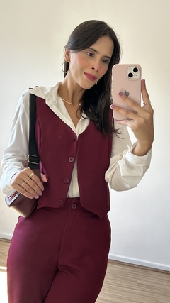 Conjunto Valência Bordô - Vanilla Store