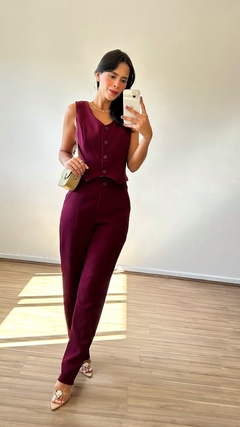 Conjunto Valência Bordô