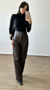 Calça Malta ( Couro PU)