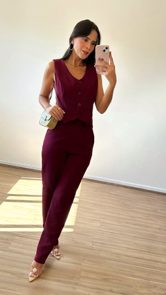 Conjunto Valência Bordô - comprar online