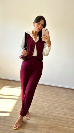 Conjunto Valência Bordô - comprar online