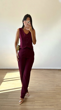 Conjunto Valência Bordô - loja online