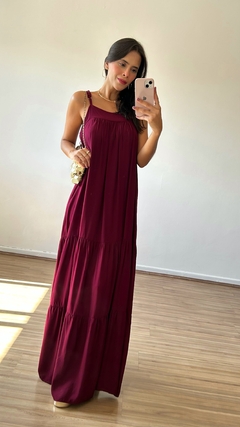 Vestido Mônaco (Bordô) na internet