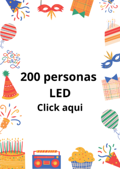 COMBO 200 PERSONAS LED
