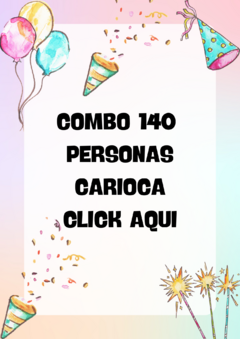 COMBO 140 PERSONAS CARIOCA
