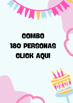 COMBO 180 PERSONAS PREMIUM