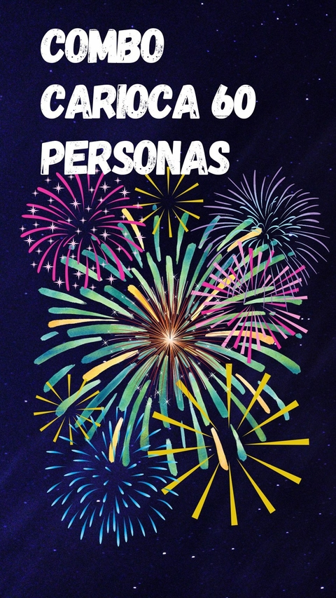 COMBO 60 PERSONAS CARIOCA