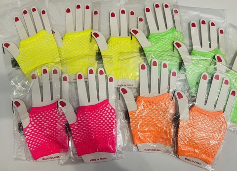 Pack 10 guante corto fluo x 10