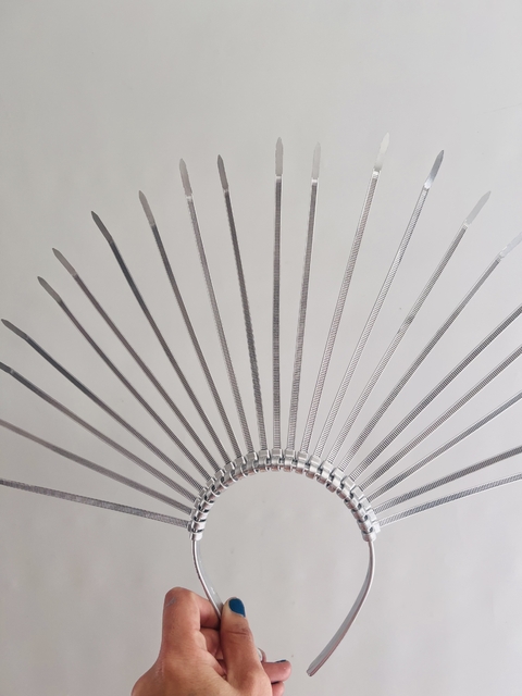 Vinchas cleo Friends silver x 10