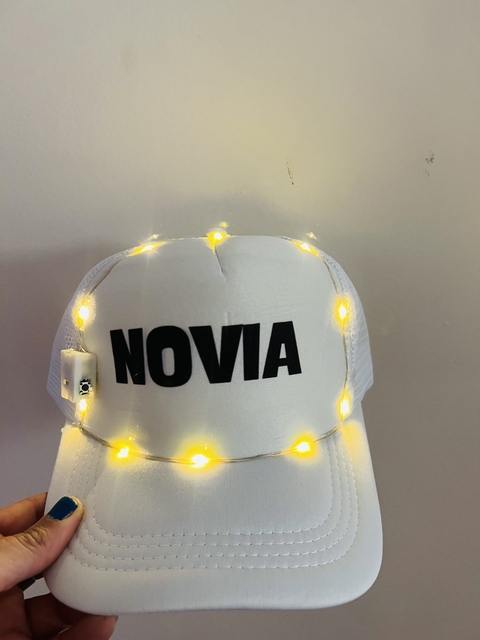 Gorra novia led