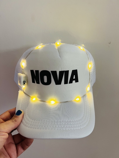 Gorra novia led