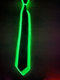 Corbata led verde x 1 - comprar online
