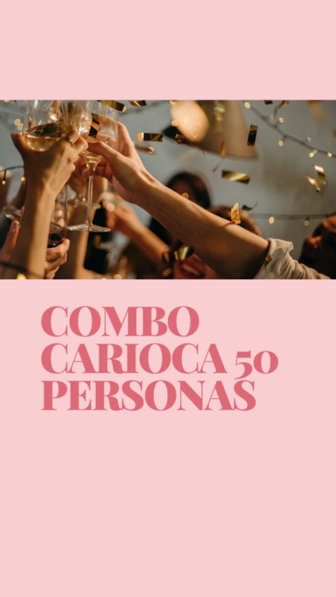 COMBO 50 PERSONAS CARIOCA