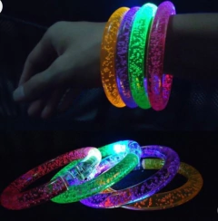 Pulsera Acrilica led x 10