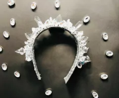 Vincha LADY DI plata LED - comprar online
