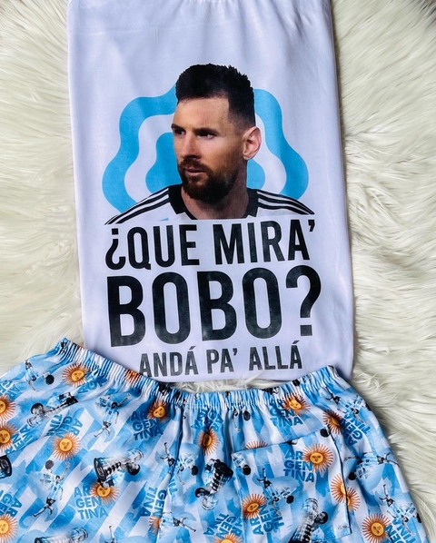 KIDS - PIJAMA CORTO QUE MIRAS BOBO ? ARG