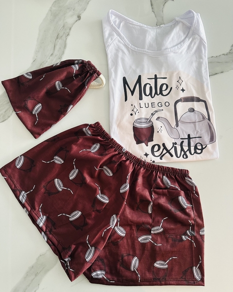 {CORTO ADULTO} PIJAMA - COD MATE - comprar online