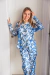 PIJAMA LARGO ADULTO MANGA LARGA + PANTALON COD A23