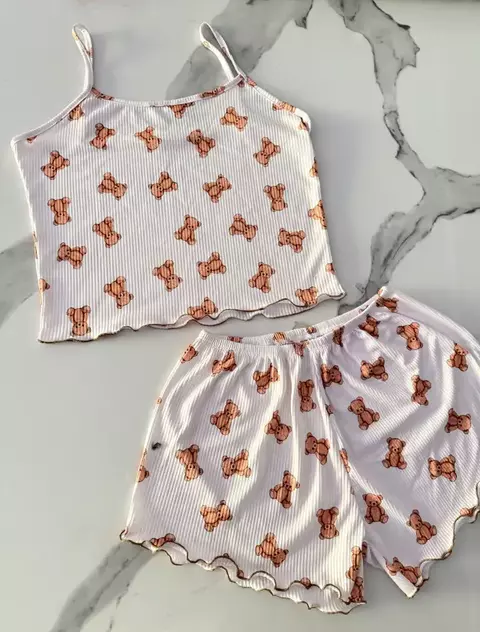 PIJAMA MORLEY ESTAMPADO RULETE COD 05 - comprar online