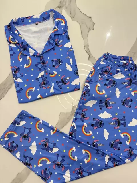 PIJAMA M/CORTA CAMISERO MODAL SOFT COD 109 - comprar online