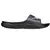 Chinelo Mizuno Slide Enerzy na cor preta, com design ergonômico e sola ondulada.