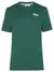 Camiseta verde da Fila com logo "Biella Italia" na parte frontal.