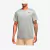 Camiseta masculina Nike Dri-Fit Legend de cor cinza, com logo preto no peito.