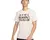 Camiseta Nike Performance Tee Run Division em tom claro, com estampa estilizada em letras e cores de camuflagem.