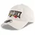 Boné New Era WB Washed 9Twenty na cor branca com estampa do personagem Pato Donald.