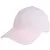 Boné rosa claro New Era 920 com logotipo em relevo.
