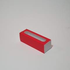 CAJA PARA MACARON PARA 5/6 UNIDADES EN COLOR ROJO 16X5X5 en internet