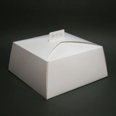 CAJA XL PARA TORTA 34x34x17 CM DE ALTO BLANCO/KRAFT en internet