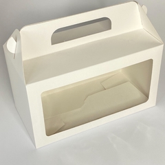 VALIJA BLANCA CON VISOR FRONTAL 25X14X13 en internet