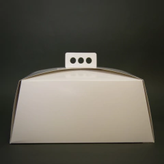 CAJA XL PARA TORTA 34x34x17 CM DE ALTO BLANCO/KRAFT