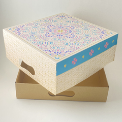 CAJA DESAYUNO MANDALA 30X30X12 en internet