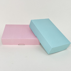 CAJA RECTANGULAR CHICA COLOR AQUA 24x15x5,5 CM