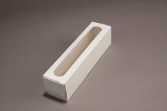 CAJA PARA MACARON X 7/8 UNIDADES 21x5x5 COLOR BLANCO