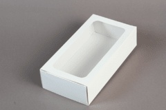 Caja para Macarons en color blanca x12 20x10x5,5