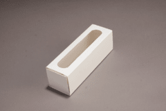 CAJA PARA MACARON x5 COLOR BLANCO