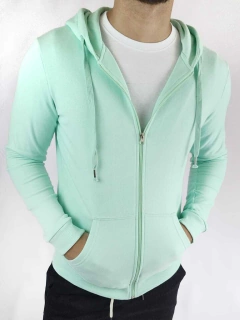 Hoodie Rustica Verde agua URBN - comprar online
