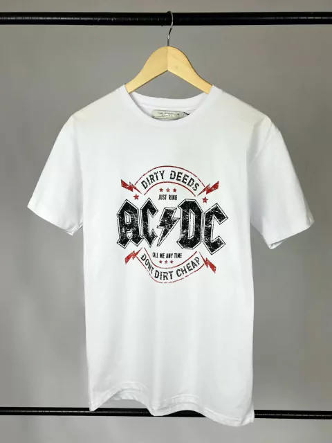 Remera ACDC Blanca Wrl