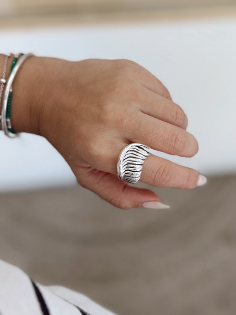 Anillo Faustina (plata inflada)