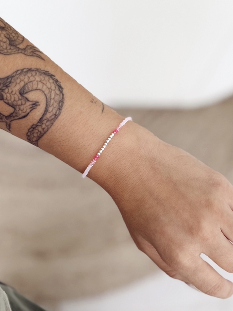Pulsera Rosa (con extensor)