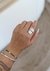 Anillo Cruce (plata maciza) en internet