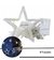 Cascata Estrelas Natal 138 Leds 2,5m 8 Funções Branco Frio 110v - comprar online